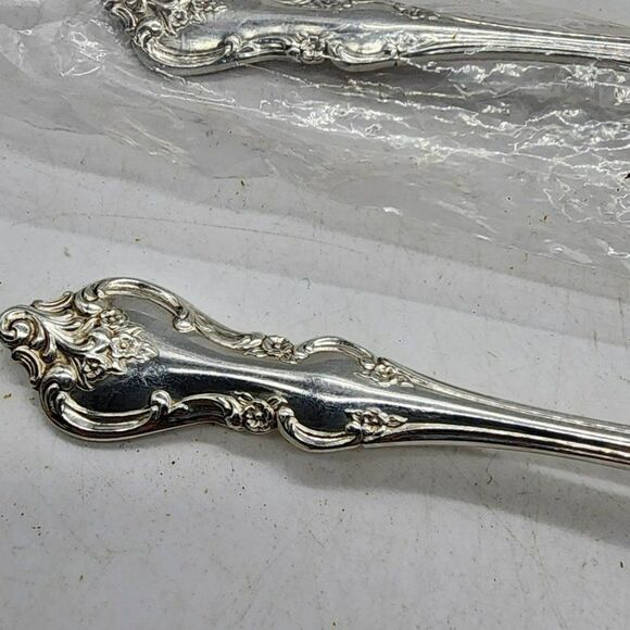 International Silverplate Salad Forks Orleans Lot Of 4 - Picture 2 of 7
